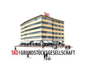 International veröffentlichte Logogestaltung für das Geschäftshaus TAU-1 in Berlin